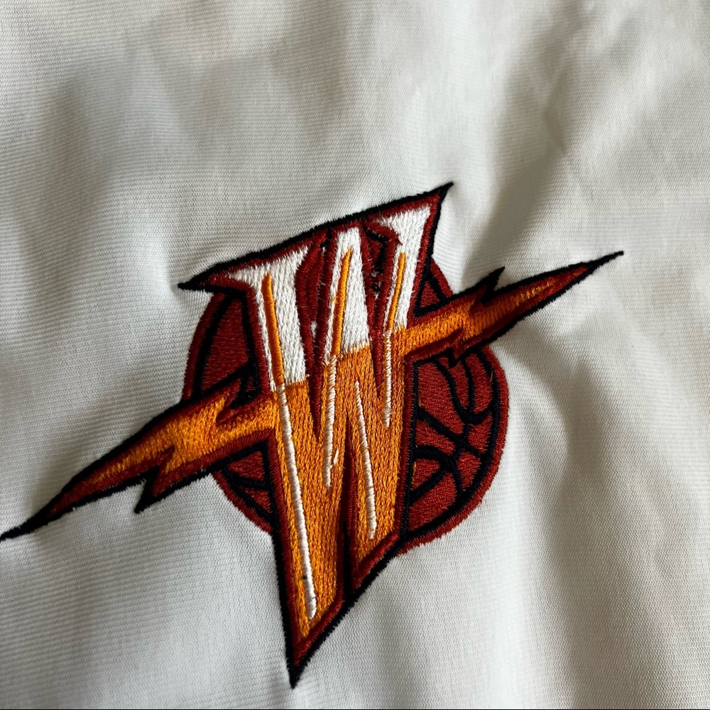 VTG Golden State Warriors Starter Jacket Sz XL NBA Authentics Old Logo 90’s Y2K - Picture 3 of 15